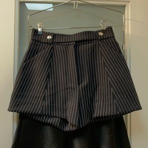 Courrèges pinstripe shorts